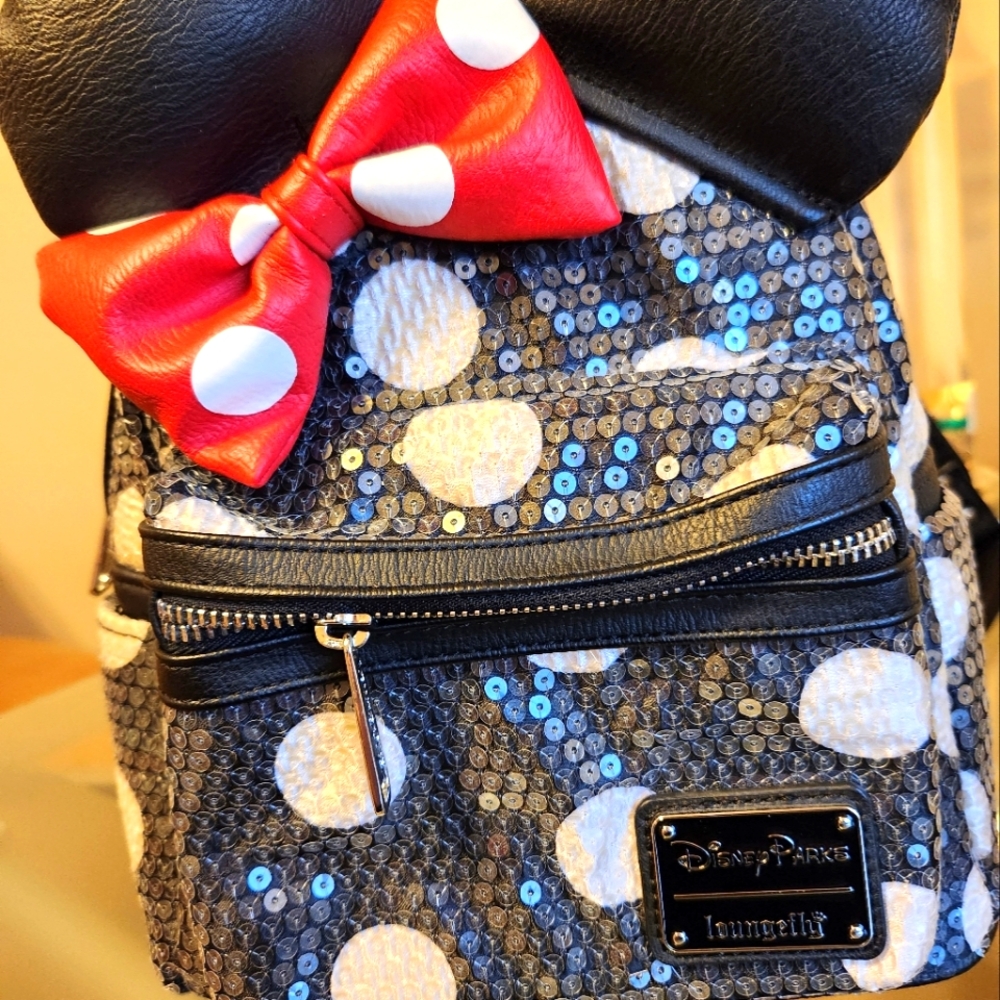 Loungefly NWOT Disney Parks Backpack Sequins